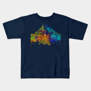 Colourful Chichen Itza Kids T-Shirt